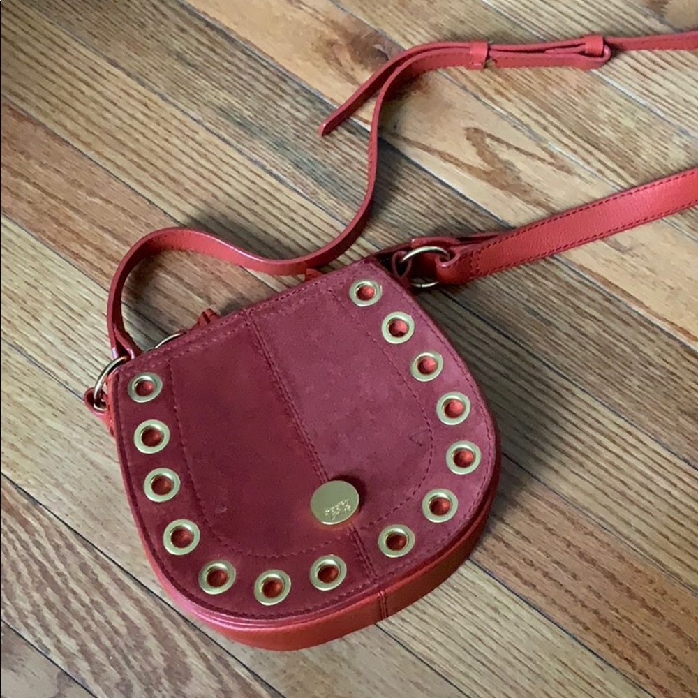 See by Chloe Suede Saddle Shoulder Bag